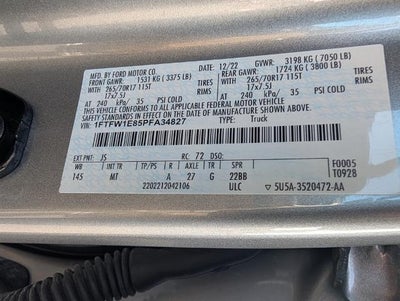 2023 Ford F-150 XLT 4WD SuperCrew 5.5' Box