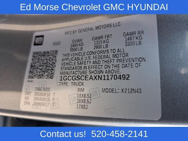 2022 Chevrolet Colorado Crew Cab Short Box 2-Wheel Drive LT