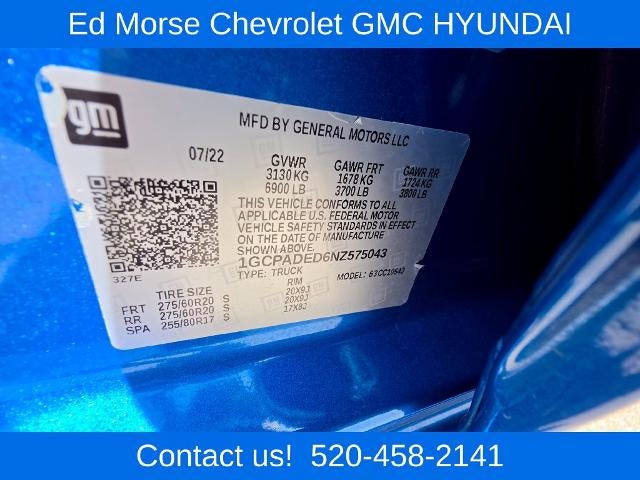 2022 Chevrolet Silverado 1500 Crew Cab Short Box 2-Wheel Drive RST