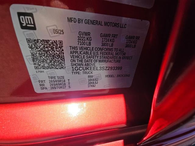 2025 Chevrolet Silverado 1500 Crew Cab Short Box 4-Wheel Drive RST