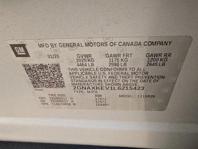 2020 Chevrolet Equinox FWD LT