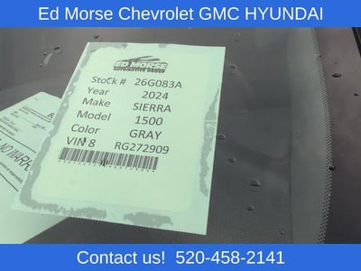 2024 GMC Sierra 1500 Crew Cab Short Box 4-Wheel Drive Elevation 3SB