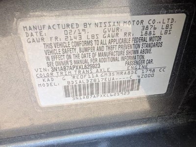 2019 Nissan Sentra SV CVT *Ltd Avail*