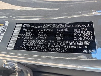 2024 Hyundai TUCSON SEL FWD *Ltd Avail*