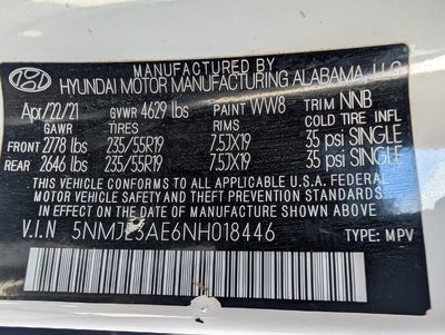 2022 Hyundai TUCSON Limited FWD