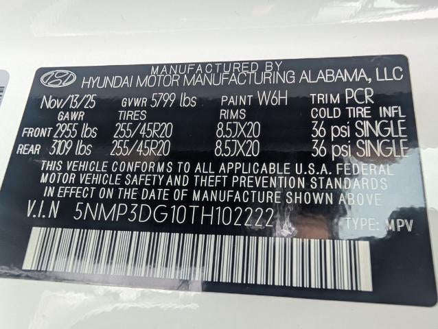 2026 Hyundai SANTA FE HYBRID Limited