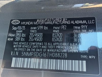 2026 Hyundai SANTA FE HYBRID Limited