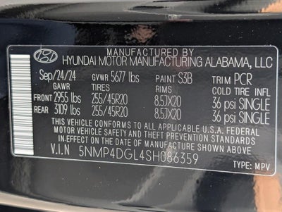 2025 Hyundai SANTA FE Limited AWD