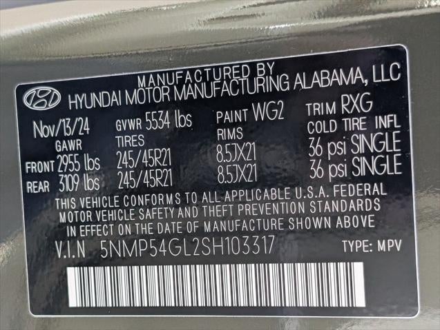 2025 Hyundai SANTA FE Calligraphy FWD