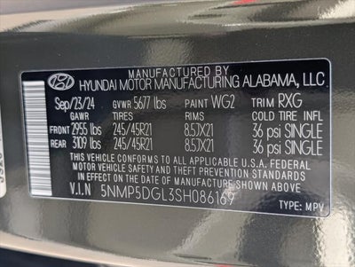 2025 Hyundai SANTA FE Calligraphy AWD