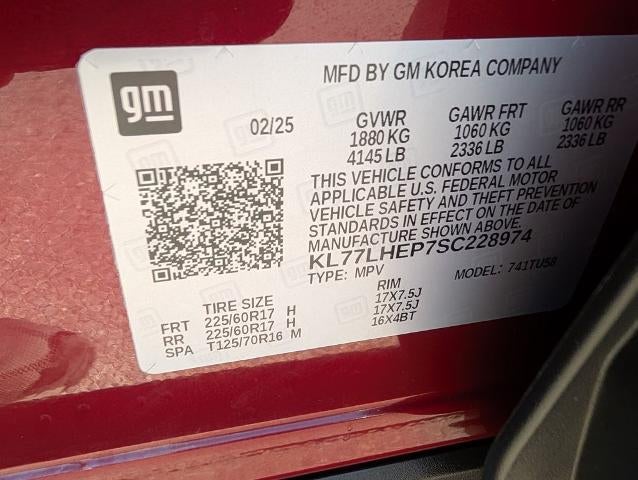 2025 Chevrolet Trax FWD 4dr LT