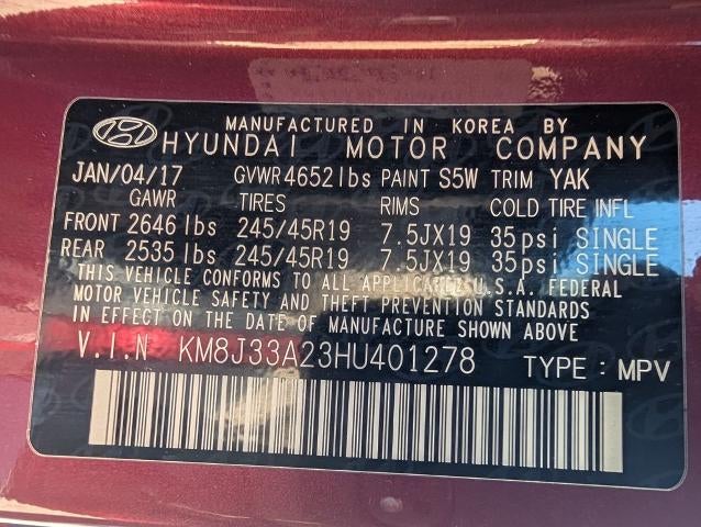 2017 Hyundai TUCSON Sport FWD