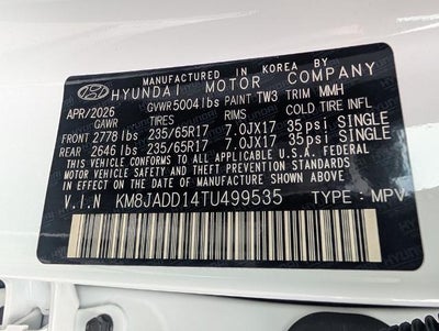 2026 Hyundai TUCSON HYBRID Blue