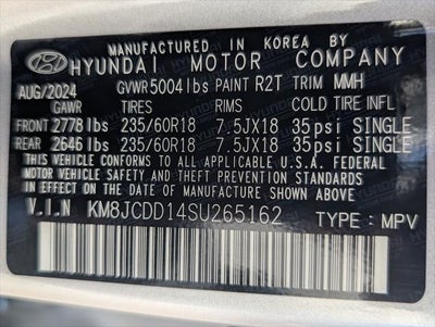 2025 Hyundai TUCSON HYBRID SEL Convenience