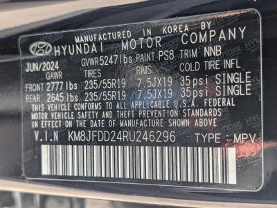 2024 Hyundai TUCSON PLUG-IN HYBRID Limited