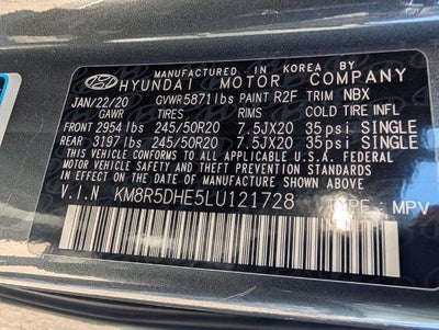 2020 Hyundai PALISADE Limited AWD