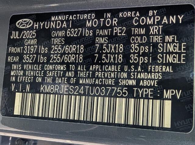 2026 Hyundai PALISADE XRT Pro