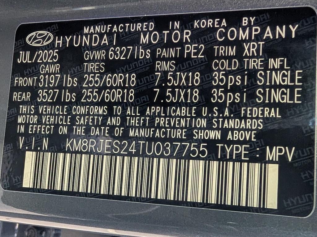 2026 Hyundai PALISADE XRT Pro