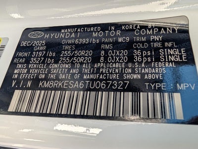 2026 Hyundai PALISADE HYBRID Limited