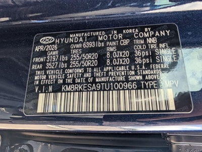 2026 Hyundai PALISADE HYBRID Limited