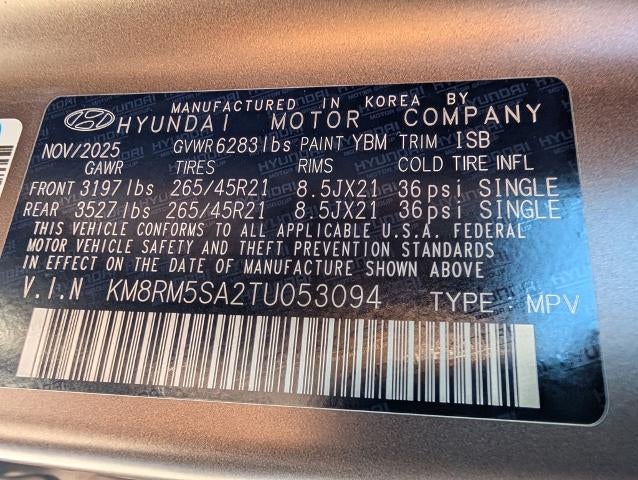 2026 Hyundai PALISADE HYBRID Calligraphy