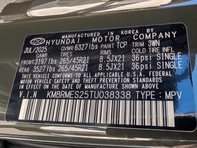 2026 Hyundai PALISADE Calligraphy AWD