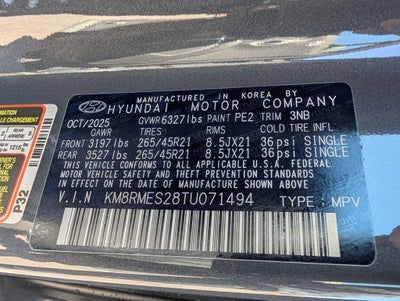 2026 Hyundai PALISADE Calligraphy AWD