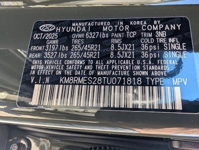 2026 Hyundai PALISADE Calligraphy AWD