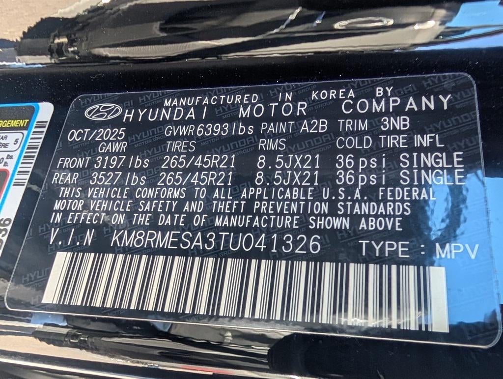 2026 Hyundai PALISADE HYBRID Calligraphy