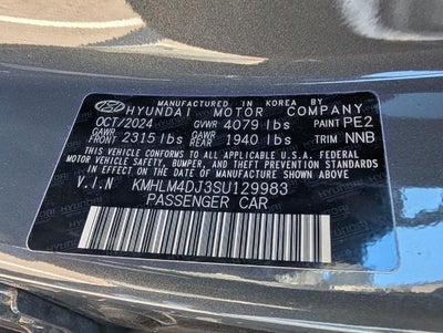 2025 Hyundai ELANTRA HYBRID Blue DCT