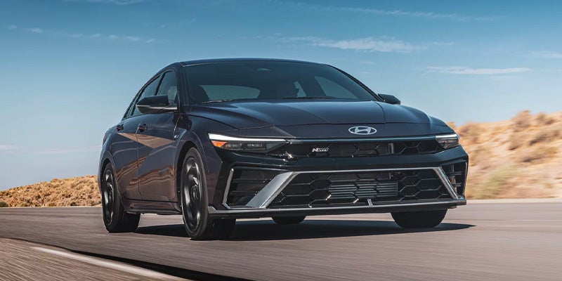 2025 Hyundai Elantra Driving on road